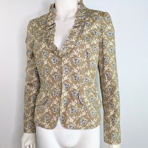 Banana Republic Womens Jacket Ruffles Romantic